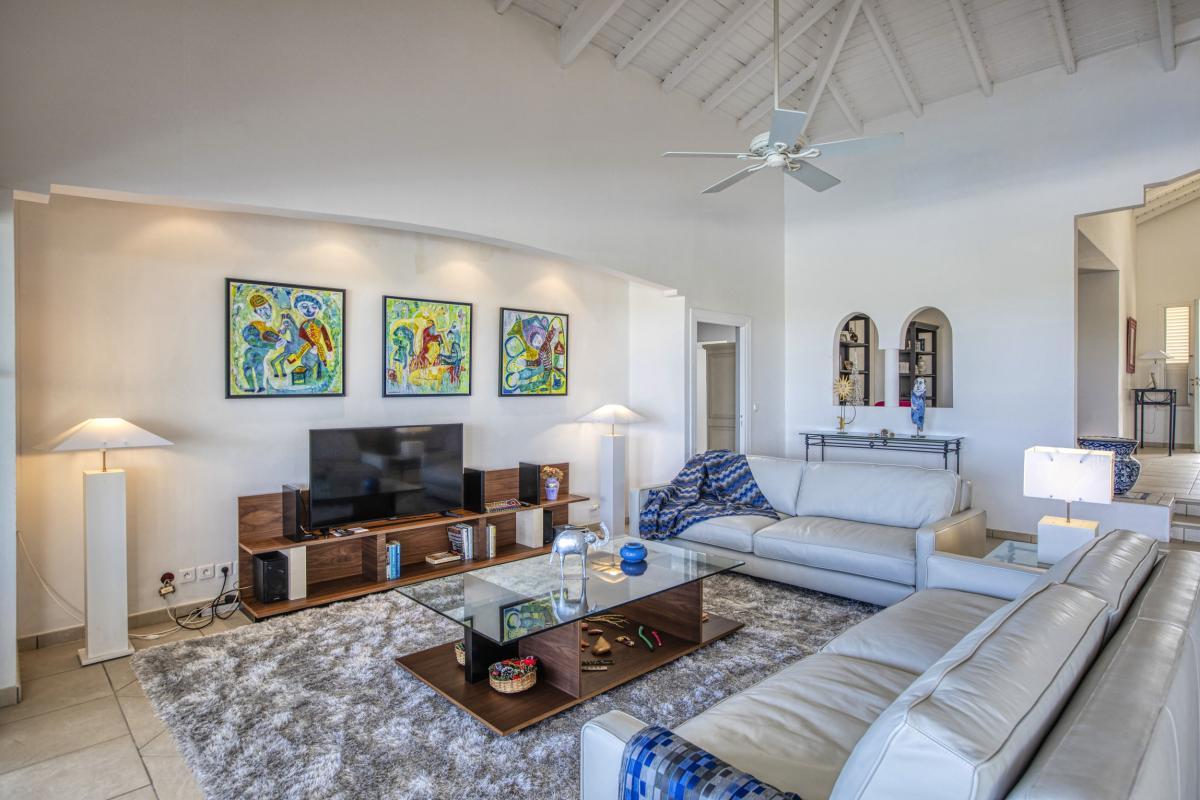 14.Location villa Oceane Terres Basses Saint Martin - Salon